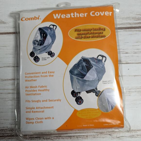 Combi Stroller Weather Cover Mid Size - Picture 1 of 6